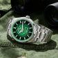 Watchdives WD0003C Quartz Watch VH31 Sweep Seconds Movement 38mm ice Crack Dial Sapphire Luminous 100m Waterproof Men Wristwatch Inspirational Watches