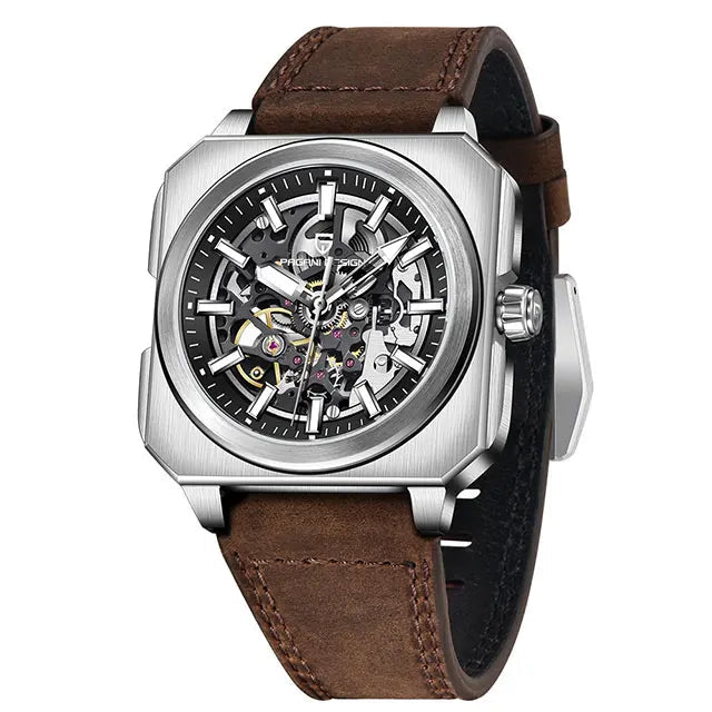 PAGANI DESIGN New Hollowed Men Mechanical Watch Top Brand Sapphire Glass Clock Classic Luxury Waterproof Automatic Men&