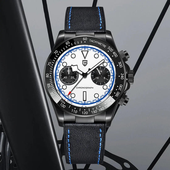 Chronograph Watch Racing car Sport Waterproof AR Sapphire glass - Inspirational Watches