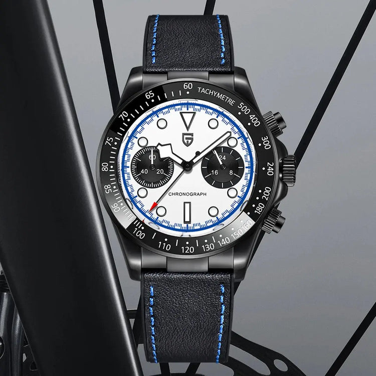 Chronograph Watch Racing car Sport Waterproof AR Sapphire glass - Inspirational Watches