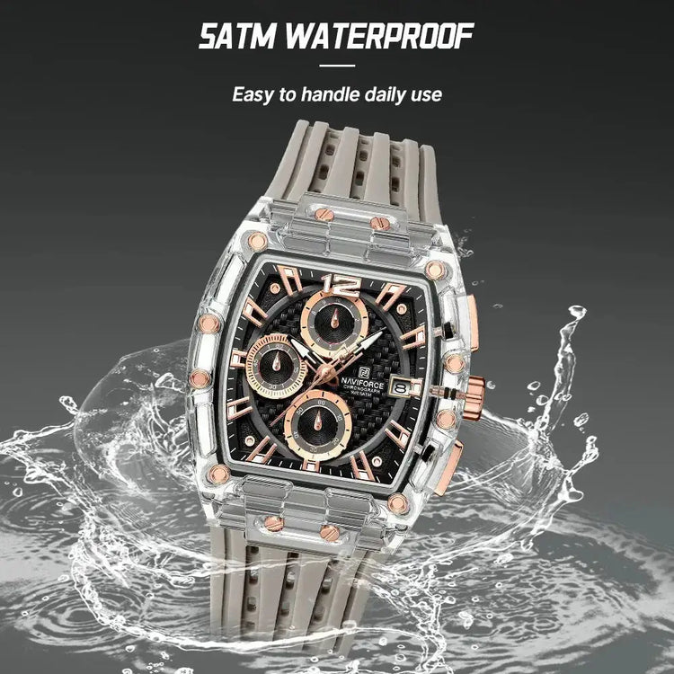Transparent Tonneau Chronograph Watch Inspirational Watches