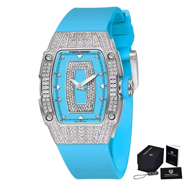 Fashion Women Creative Diamond Inlaid Waterproof Watches - Inspirational Watches