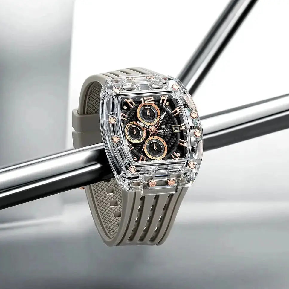 Transparent Tonneau Chronograph Watch Inspirational Watches