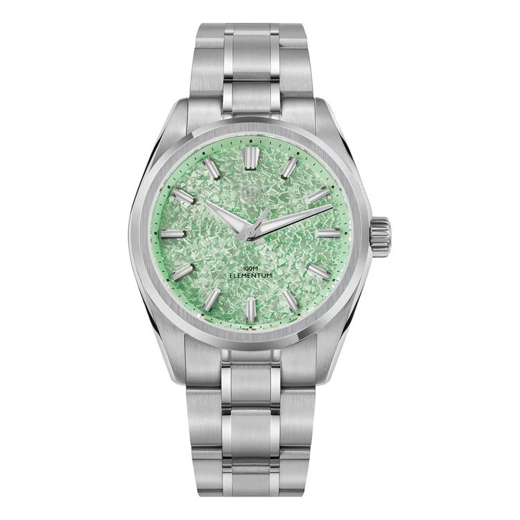 Watchdives WD0003C Quartz Watch VH31 Sweep Seconds Movement 38mm ice Crack Dial Sapphire Luminous 100m Waterproof Men Wristwatch Inspirational Watches