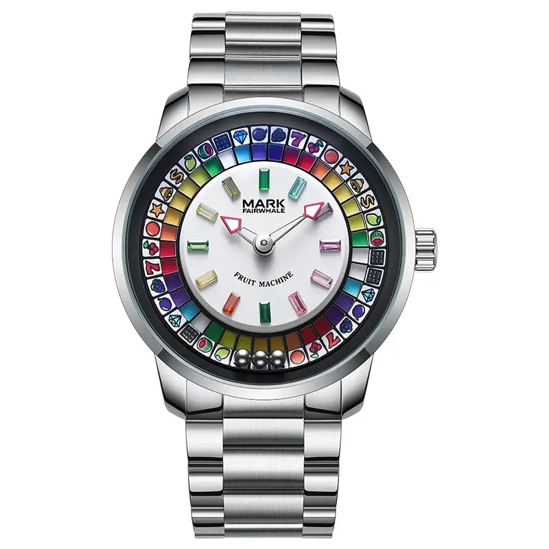 Mark Fairwhale New Quartz Watch For Men Fruit Rotating Dial Wristwatch Luxury Waterproof  Clock Man Fashion Watch 2026 Top Brand Inspirational Watches