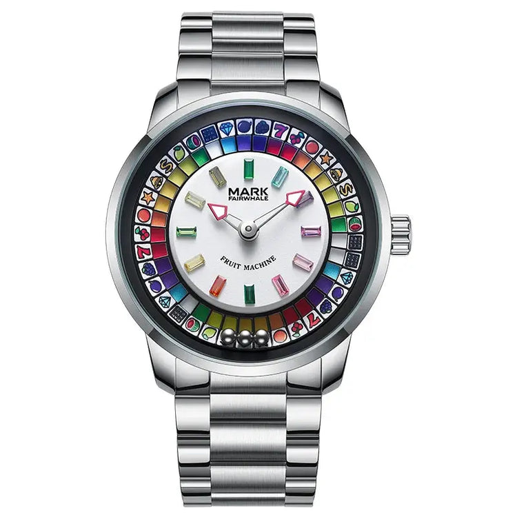 Mark Fairwhale New Quartz Watch For Men Fruit Rotating Dial Wristwatch Luxury Waterproof  Clock Man Fashion Watch 2026 Top Brand Inspirational Watches