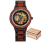 Luxury Wooden Mechanical Watches for Men – Premium Automatic Timepiece with Oversized Dial - Inspirational Watches