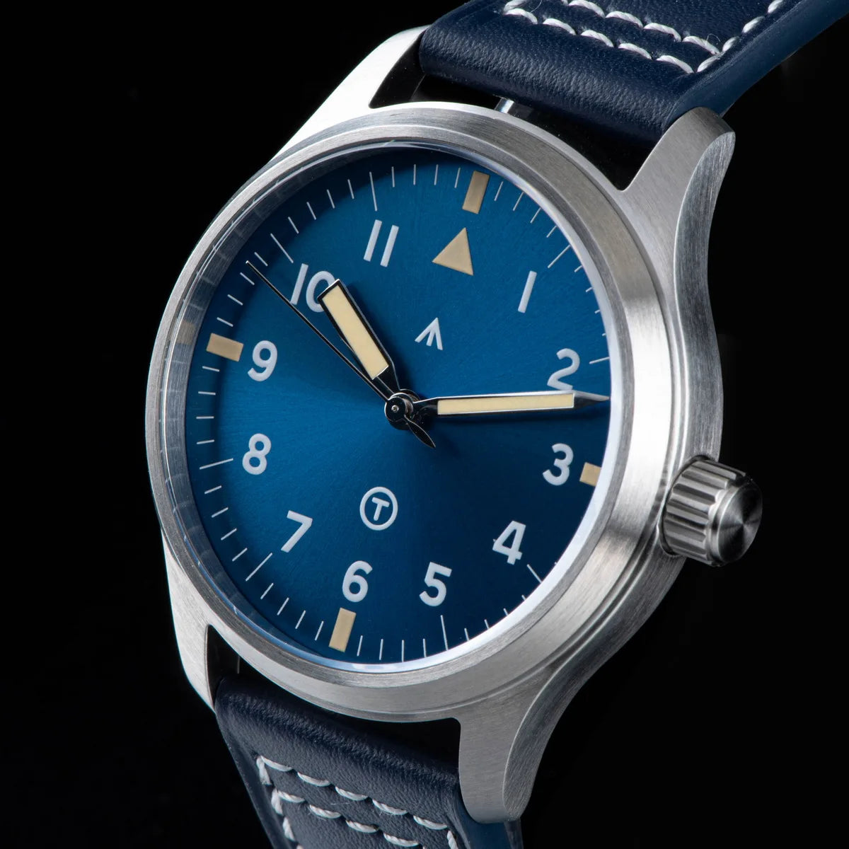 SEESTERN Watch Automatic Mechanical Wristwatches NH35 Movement Military Full Luminous Sapphire Crystal Waterproof Army Air Force Inspirational Watches
