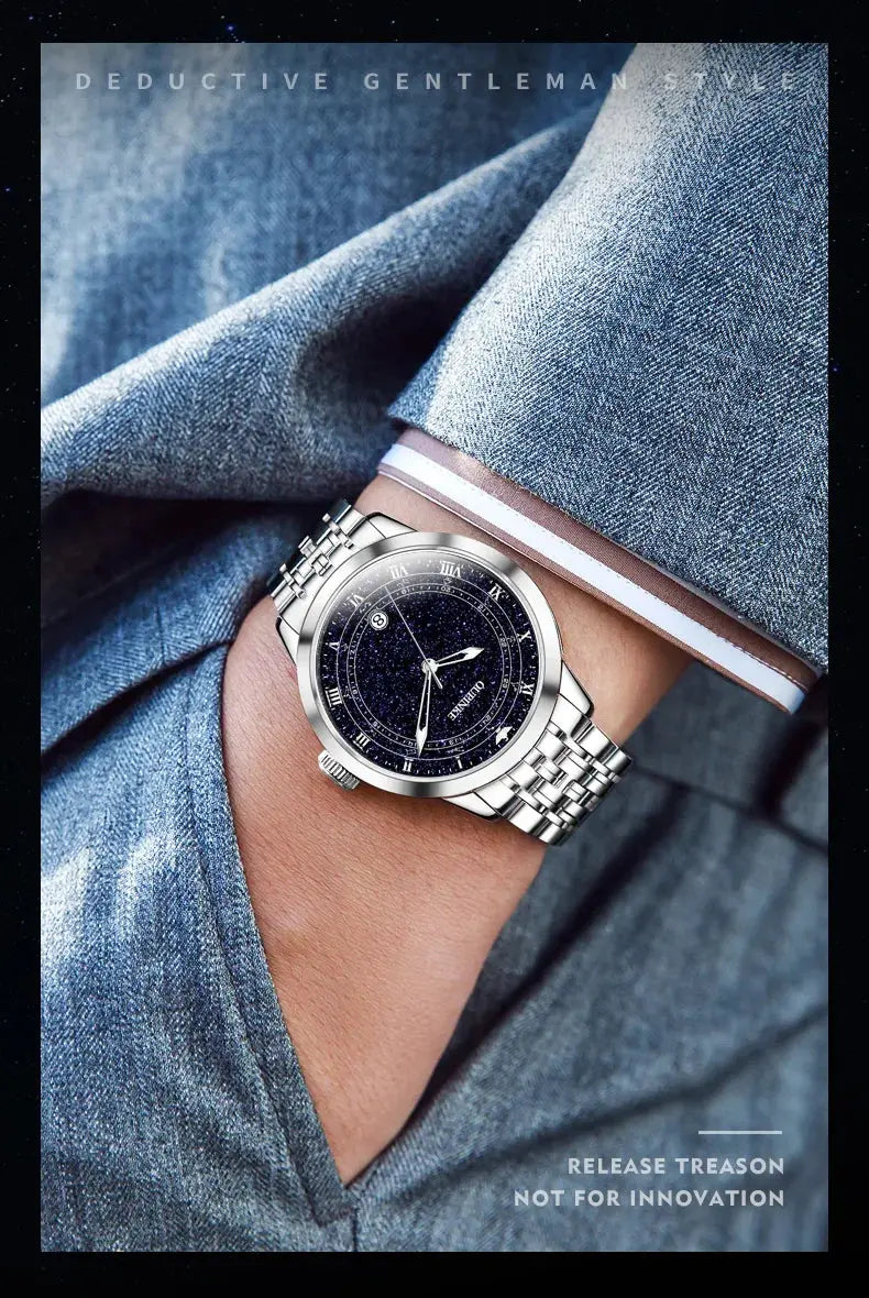 Original Automatic Watch for Men Luxury Japanese Diamond Luminous Inspirational Watches