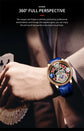 Relogio PINDU Fixed Roulette Watch Latest Design Quartz Watch Men Waterproof Leather Man Wristwatch Upgraded Version Inspirational Watches