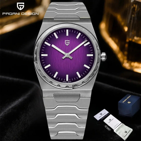 Stainless Steel Rubber Sapphire Crystal Waterproof 100m watch - Inspirational Watches