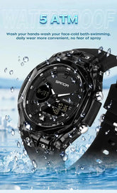 Fashion Electronic Watches Dual Display - Inspirational Watches