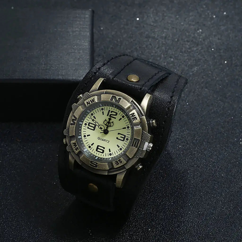 Vintage Wristwatch Fashion Pin Buckle Leather Strap - Inspirational Watches