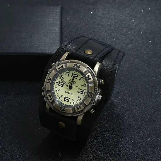 Vintage Wristwatch Fashion Pin Buckle Leather Strap - Inspirational Watches