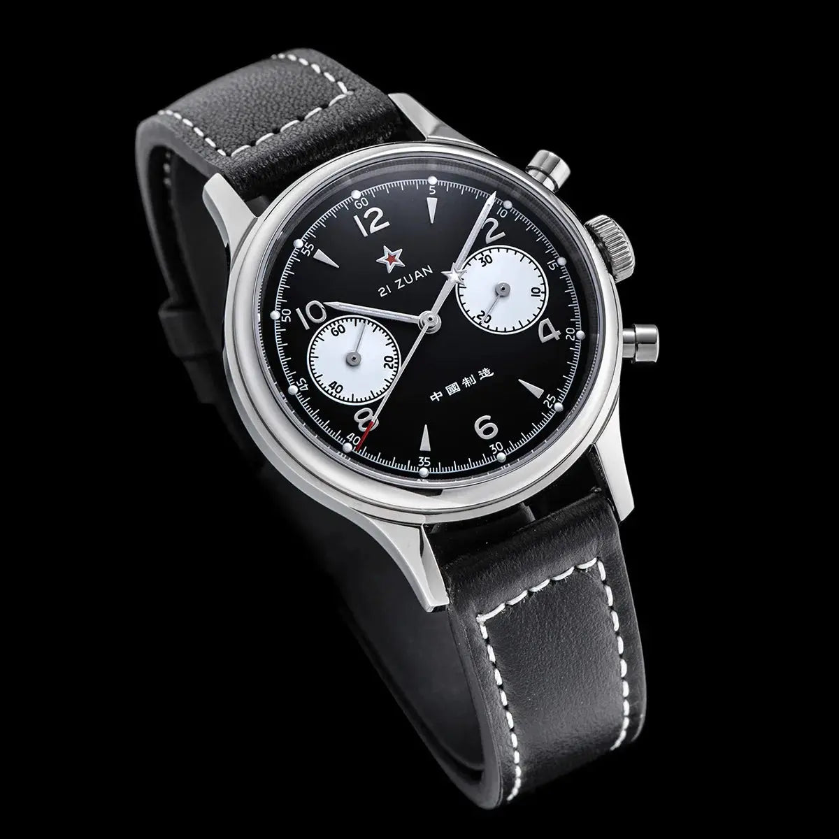 1963 Panda Pilot Chronograph Watch Air Force Sapphire - Inspirational Watches