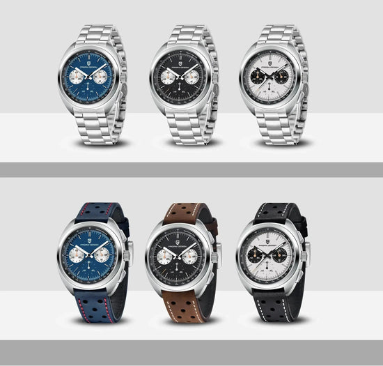 Luxury 40mm Stainless Steel Sports Watch with Chronograph - Inspirational Watches