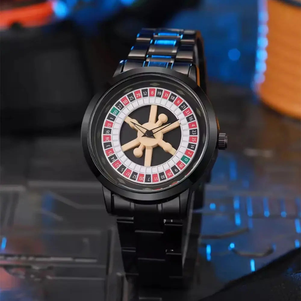 Gambling Stainless Steel Quartz Watch Inspirational Watches