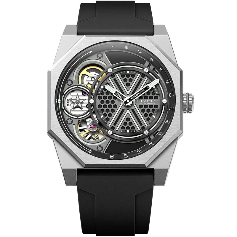 Mens Skeleton Dial Sport Mechanical Watches For Men Luxury Brand Pagani Designs Watch Waterproof Quartz Wristwatch Montre Homme Inspirational Watches