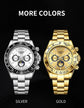 Automatic Watch with Ceramic Bezel Three Eyes Six Hands Waterproof Luminous - Inspirational Watches