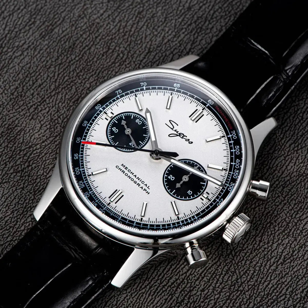 Mechanical Chronograph Panda Wristwatch Air Force Sapphire Waterproof Inspirational Watches
