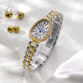 BERNY Snake-shaped Watch for Women Quartz Miyota 2035 Fashion Jewelry Bracelet Silver Gold Ladies Wristwatch Luxury Gift Watches Inspirational Watches