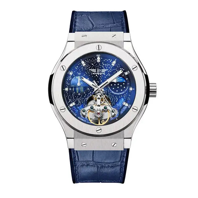 Moon Phase Automatic Luxury Fashion Business Watch Inspirational Watches