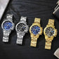 Luxury Large Dial Men Business Fashion Quartz Wristwatches - Inspirational Watches