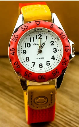 Colorful Number Kids watch Fabric Strap Inspirational Watches