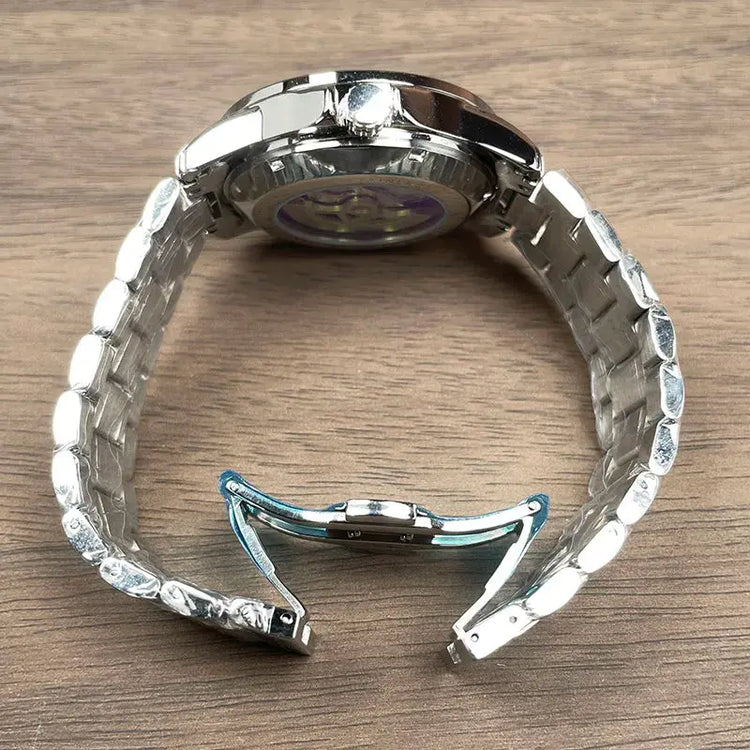 Original Design Diamond Constellation Rotating Dial Automatic Mechanical Inspirational Watches