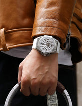 MEGIR Skeleton Dial Men Mechanical Watch Silicone Strap 316 Stainless Steel Case 50M Waterproof Automatic Wristwatches Men&