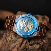 Automatic Watches Luxury Wooden Hollow Mechanical Watch Inspirational Watches