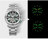 44mm Vintage Dial Luxury Sapphire Automatic Mechanical Waterproof Inspirational Watches
