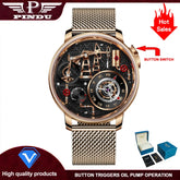 Button Oil Pump Swiss Quartz 762 Movement Sapphire - Inspirational Watches