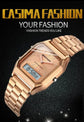 Stainless Steel LED Digital Dual Display Clock Waterproof Sports Watch Inspirational Watches