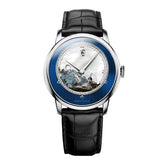 Original Painting Dial automatic Sapphire Crystal Glass Watch - Inspirational Watches