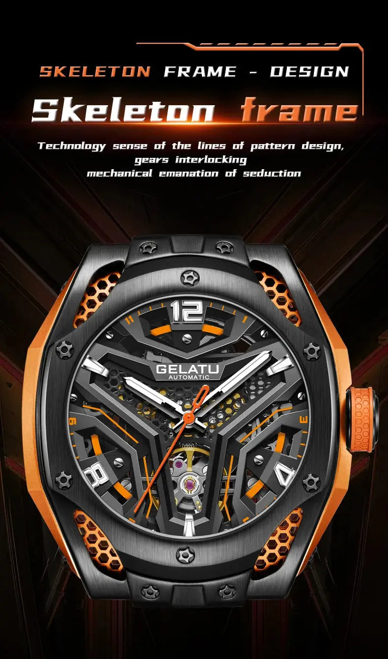 Hollow out Automatic Men&