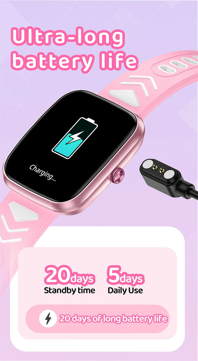 Multifunctional HD Touch Screen Music Games Kids Smartwatch Inspirational Watches