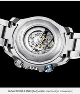 44mm Vintage Dial Luxury Sapphire Automatic Mechanical Waterproof Inspirational Watches