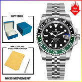 MACARLON Design 2026 New NH35 Mechanical Watch Men 41mm Sapphire Glass Luminous Stainless Steel 300M Waterproof Automatic Watch Inspirational Watches