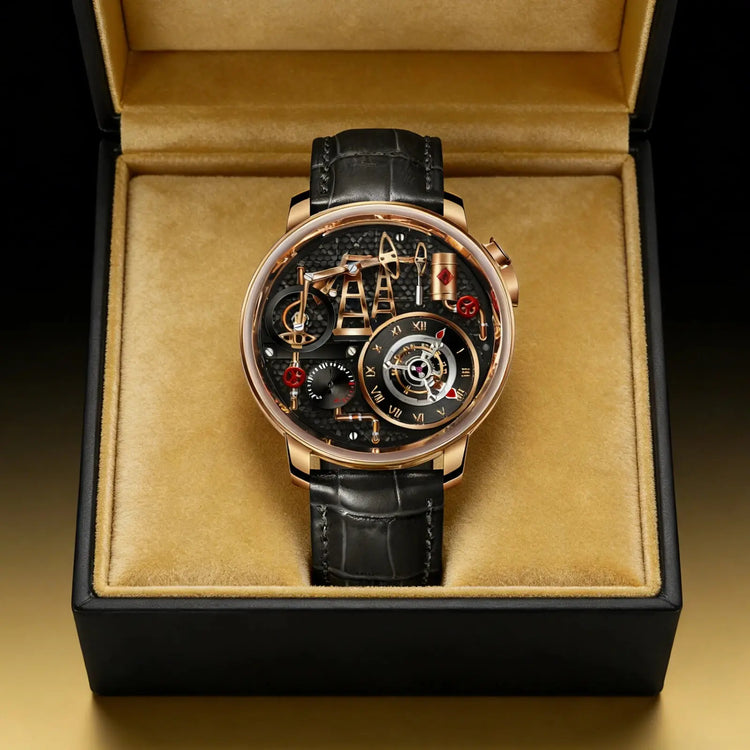 Button Oil Pump Swiss Quartz 762 Movement Sapphire - Inspirational Watches
