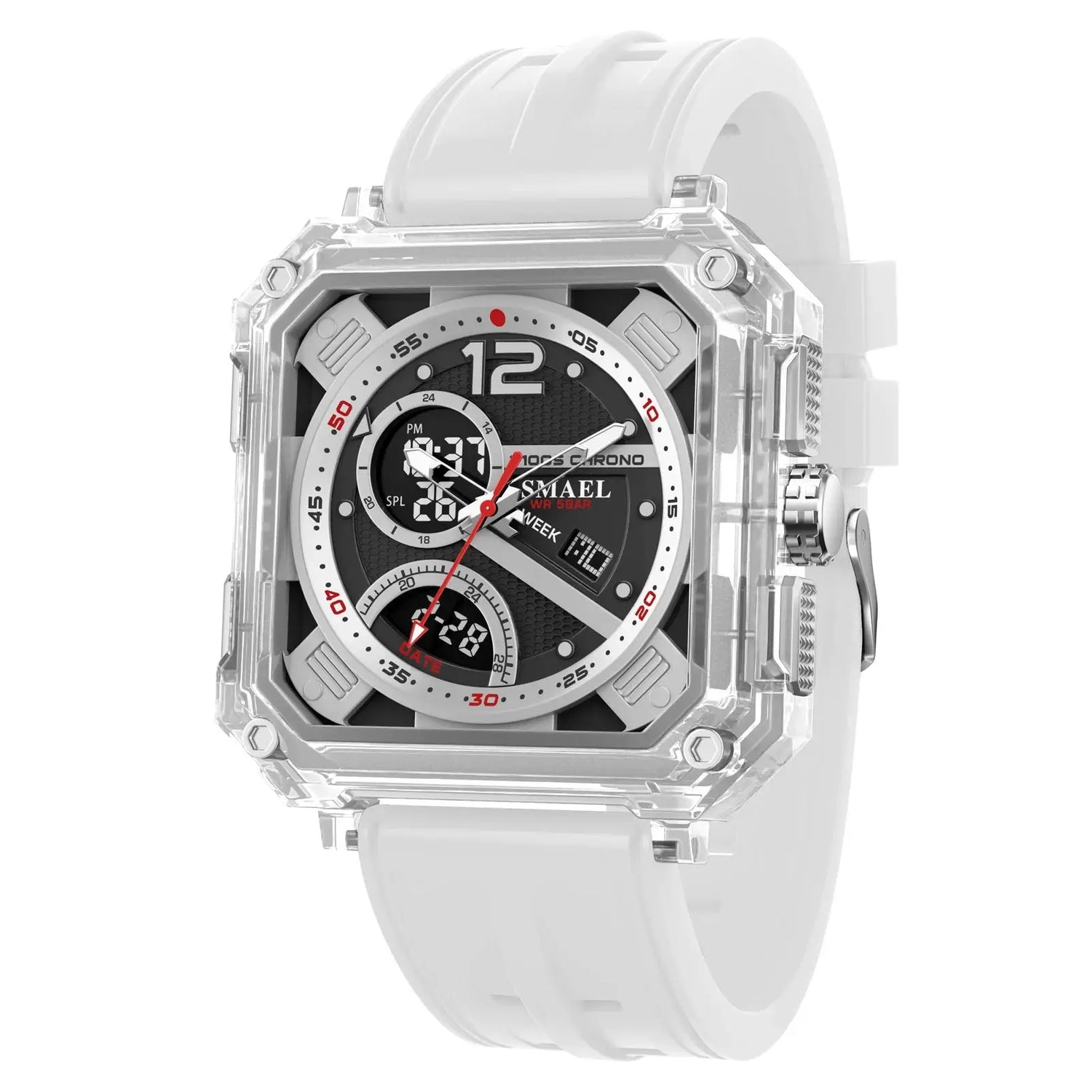 Military Watches Men Watch 2025 New 50M Waterproof Wristwatch Stopwatch Alarm LED Light Digital Watches 8121 Men&