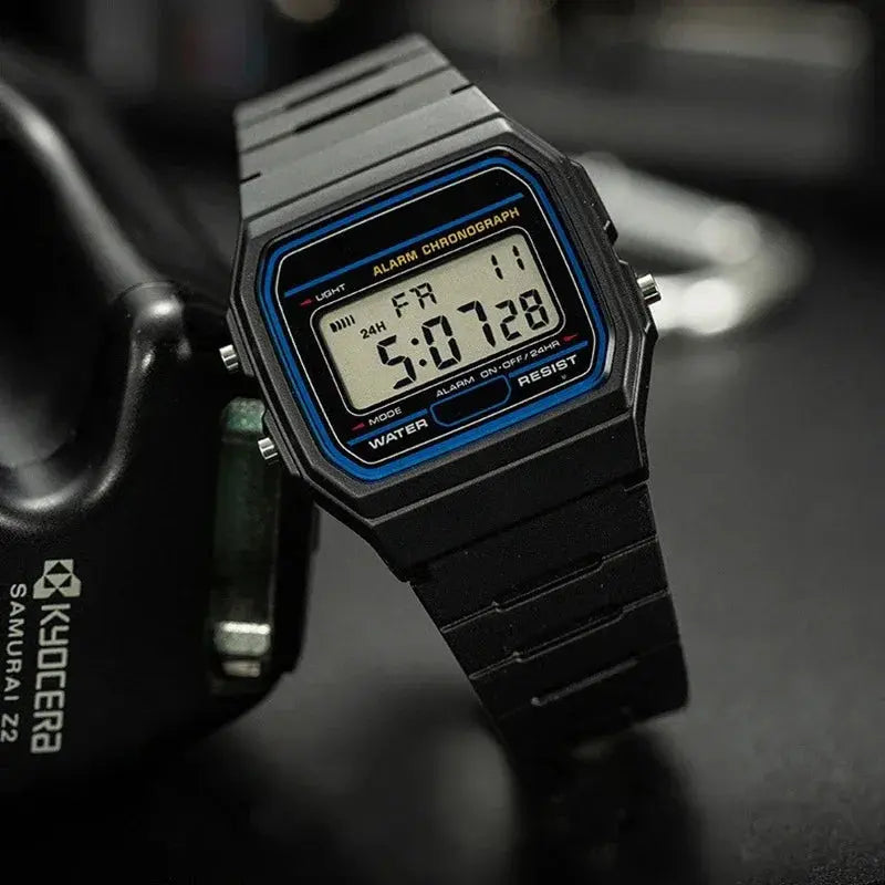 Minimalist Square LED Sports-style Men&