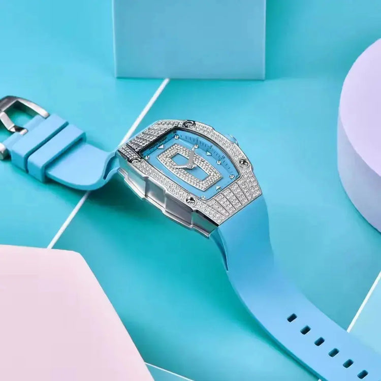 Fashion Women Creative Diamond Inlaid Waterproof Watches - Inspirational Watches