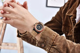 Automatic Mechanical Watch 40MM Rainbow Circle Multifunction Wristwatch Inspirational Watches