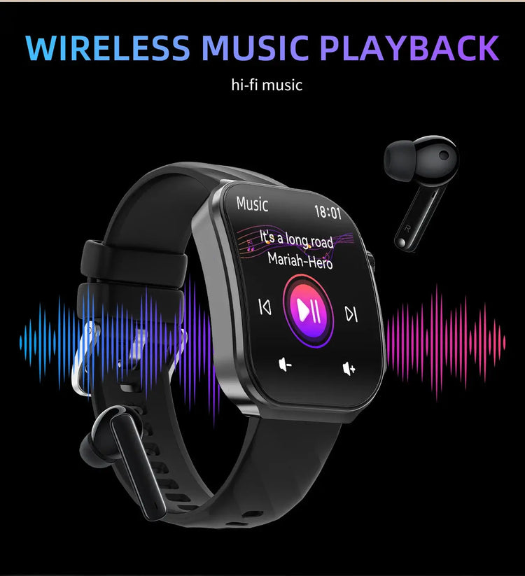 LIGE New 2.2-inch 3D Curved Screen Smart Watch With LED Light Thermometer Health Monitor Smartwatch BT Call Sports Fitness Watch Inspirational Watches
