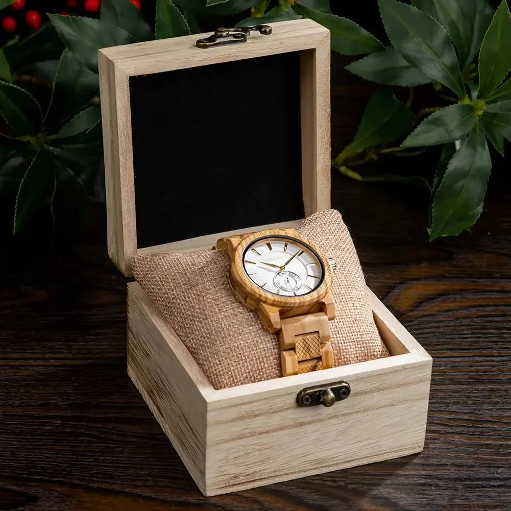 Wooden Watch Top Fashion Casual Clock Quartz Inspirational Watches