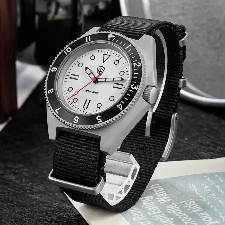Dives Watch Quartz Movement Sapphire Crystal Inspirational Watches