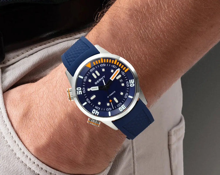 Automatic Dive Super Luminous Sapphire Swim Sport Mechanical Inspirational Watches