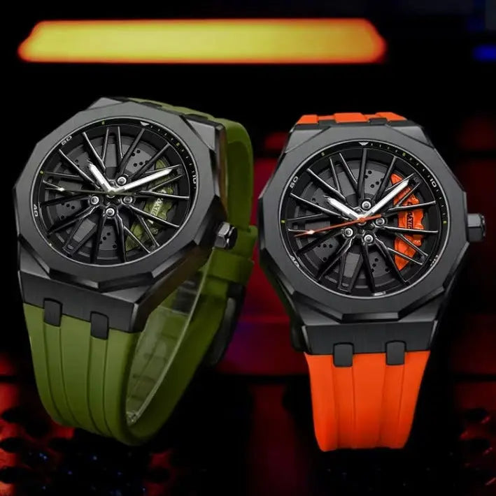 Automotive Wheel Quartz Watch Inspirational Watches