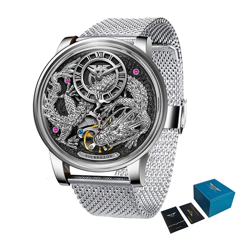PINDU Develops And Designs New M2797B Automatic Mechanical Watch Men Watches 45.5MM Luxury High-end Quality Wristwatch Men Gift Inspirational Watches